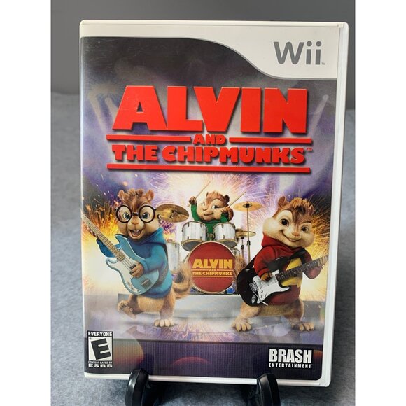 Alvin And The Chipmunks Wii Game Complete 2008 Manual & Case - Picture 1 of 5